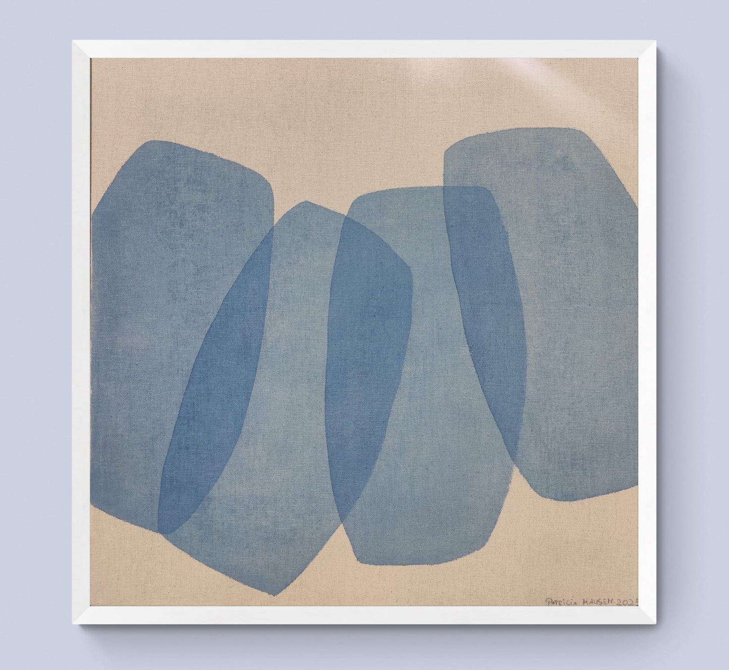 "Blue Diamonds" painted by Patricia von Andersen