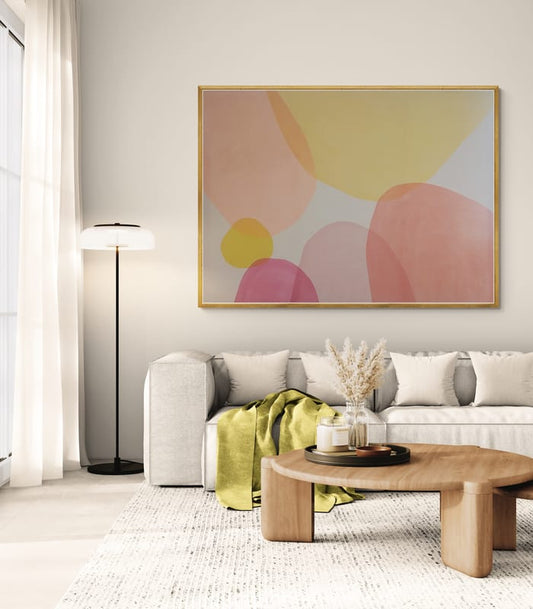 "Gentle Flamingo Light" painted by Patricia von Andersen