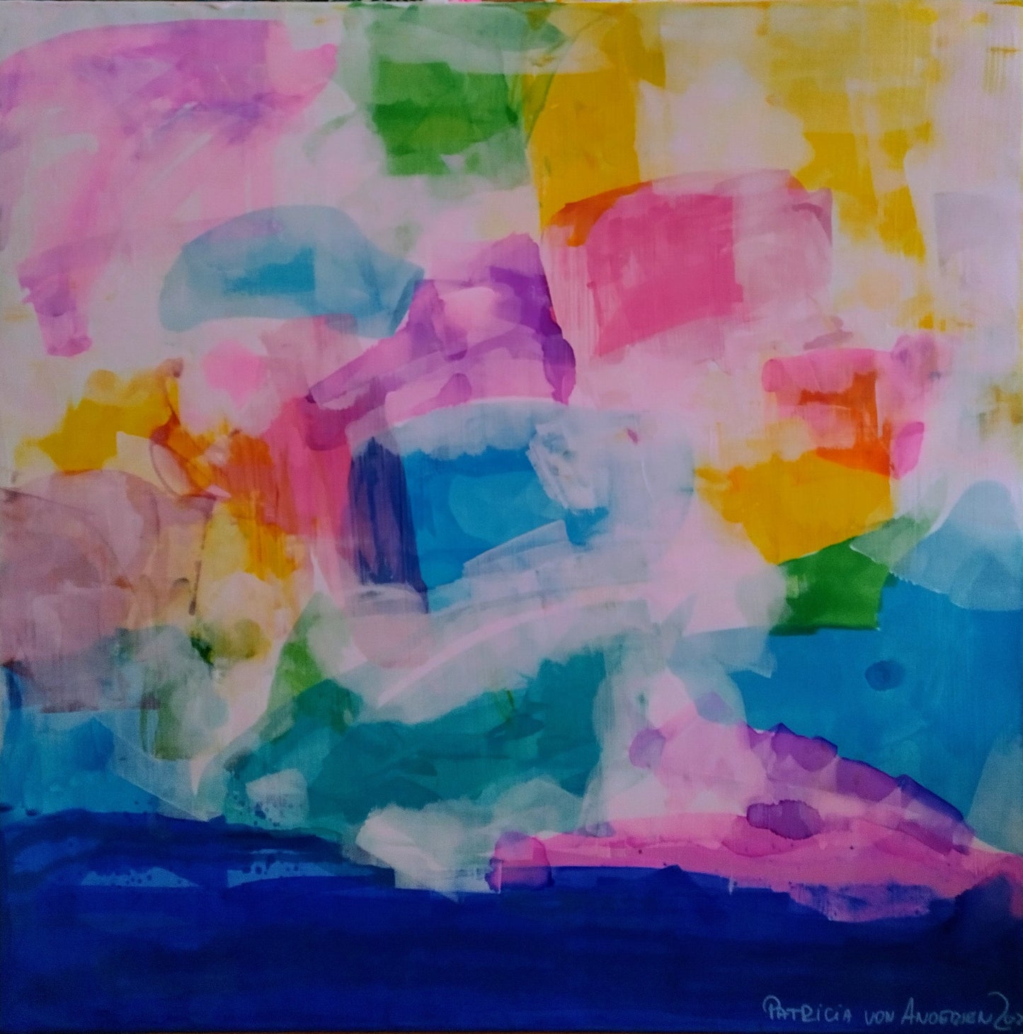 Painting / Gemälde "Walk by the sea"
